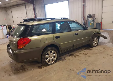2006 Subaru Outback 2.5I from USA, damaged, VIN 4S4BP61C167352354